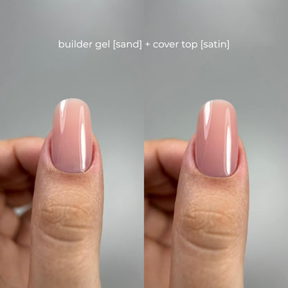 TOUCH Cover Top Satin, 13ml, full manicure application