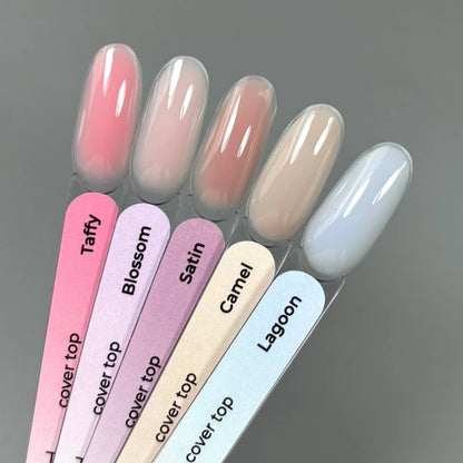 TOUCH Cover Top Satin, 7ml, open bottle with brush