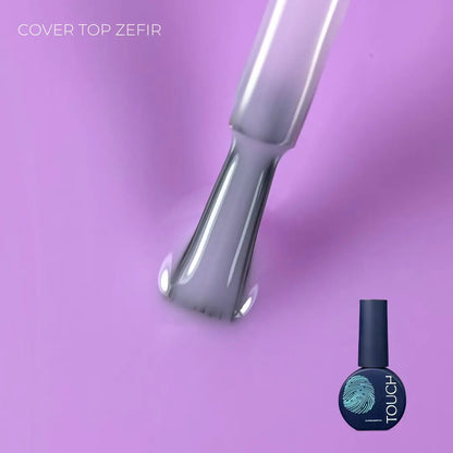 TOUCH Cover Top Zefir, 7ml, open bottle with brush