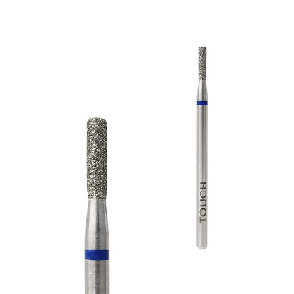 TOUCH Diamond Cylinder Nail Drill Bit Blue 2.0 mm