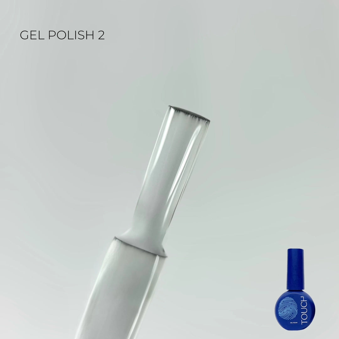 TOUCH Gel Polish #02 white nail color for French manicure and nail art