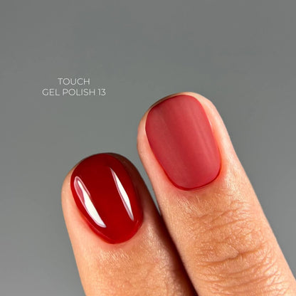 TOUCH #13 deep wine red gel nail polish 9ml