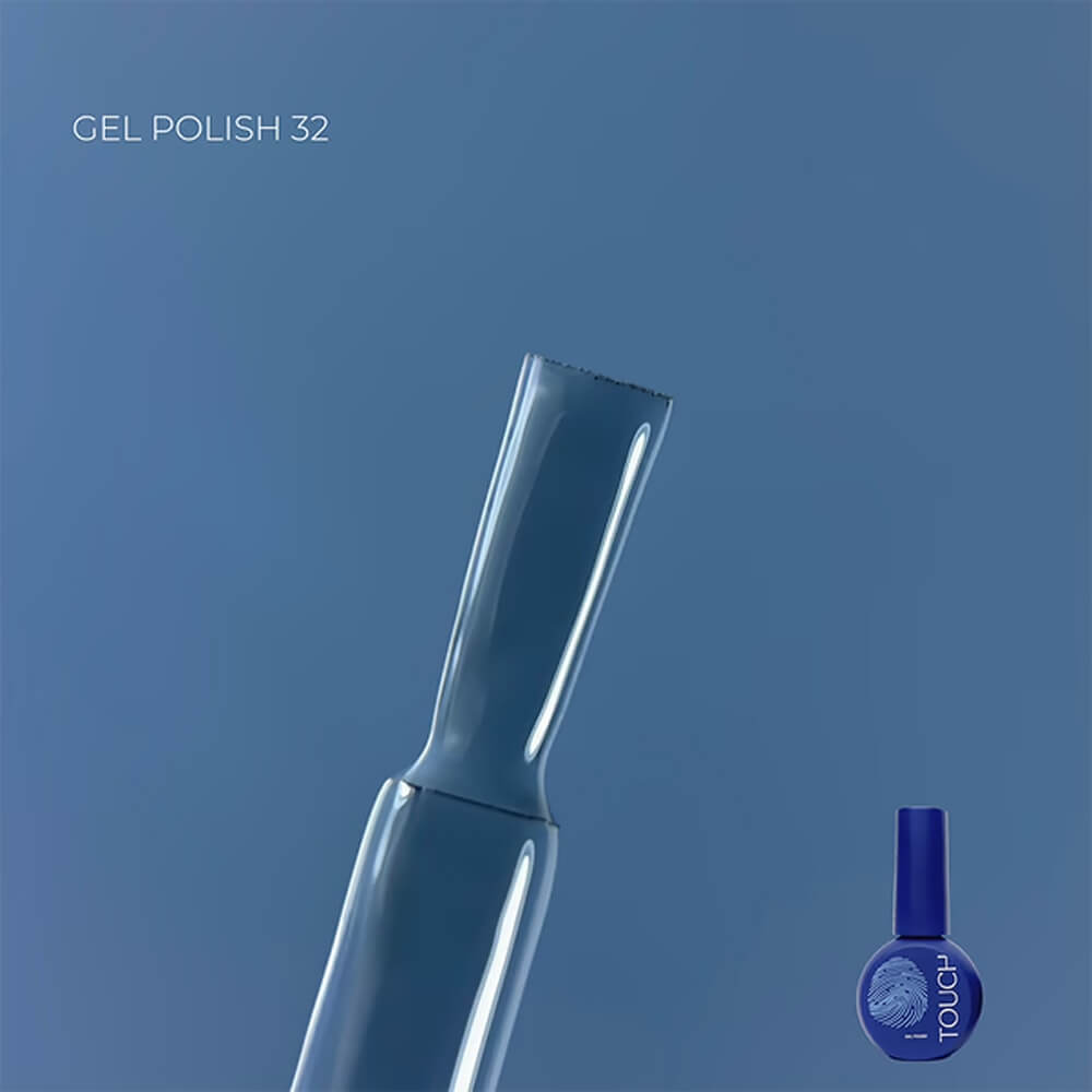TOUCH #32 muted blue gray professional gel polish 9ml