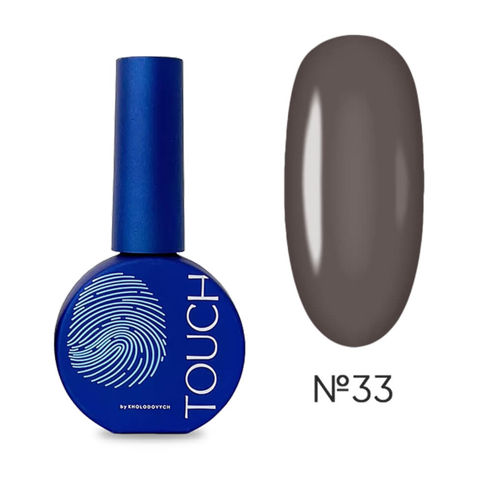 TOUCH Gel Polish #33 dark gray gel nail polish 9ml