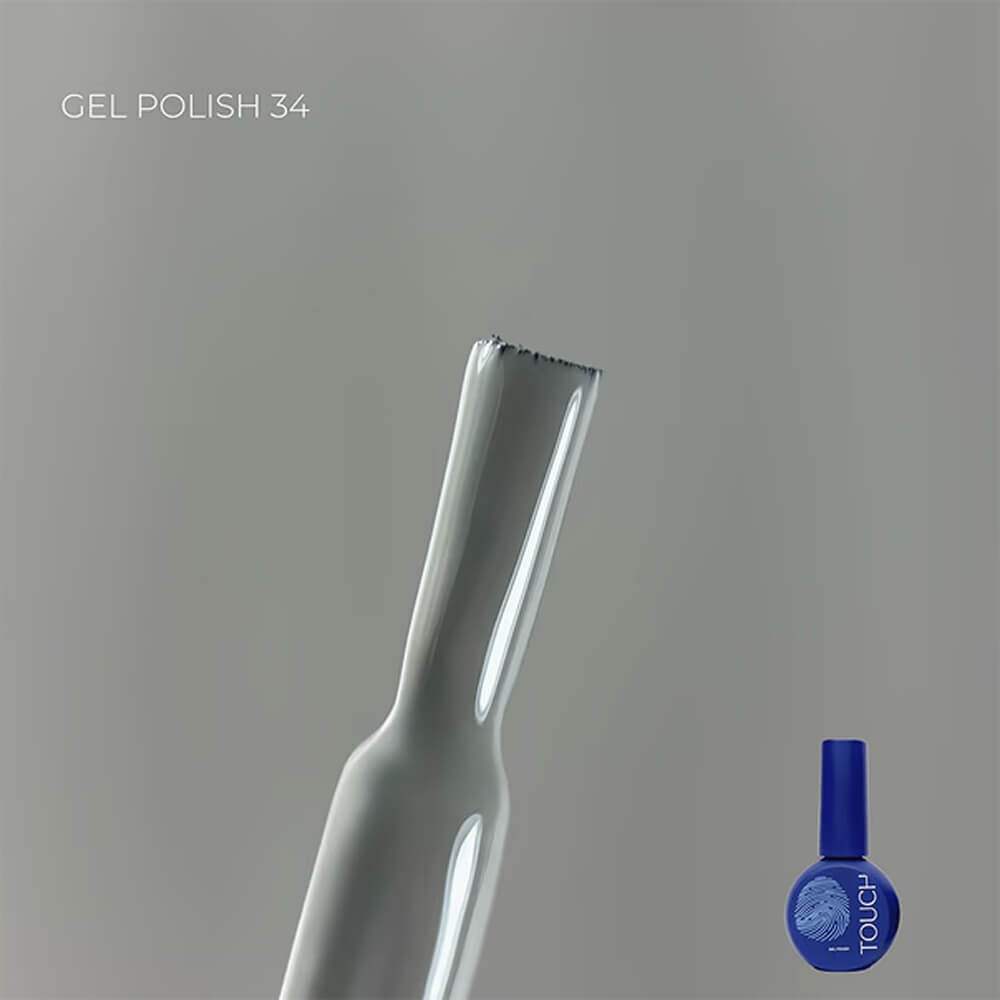 TOUCH Gel Polish #34 being applied with the brush