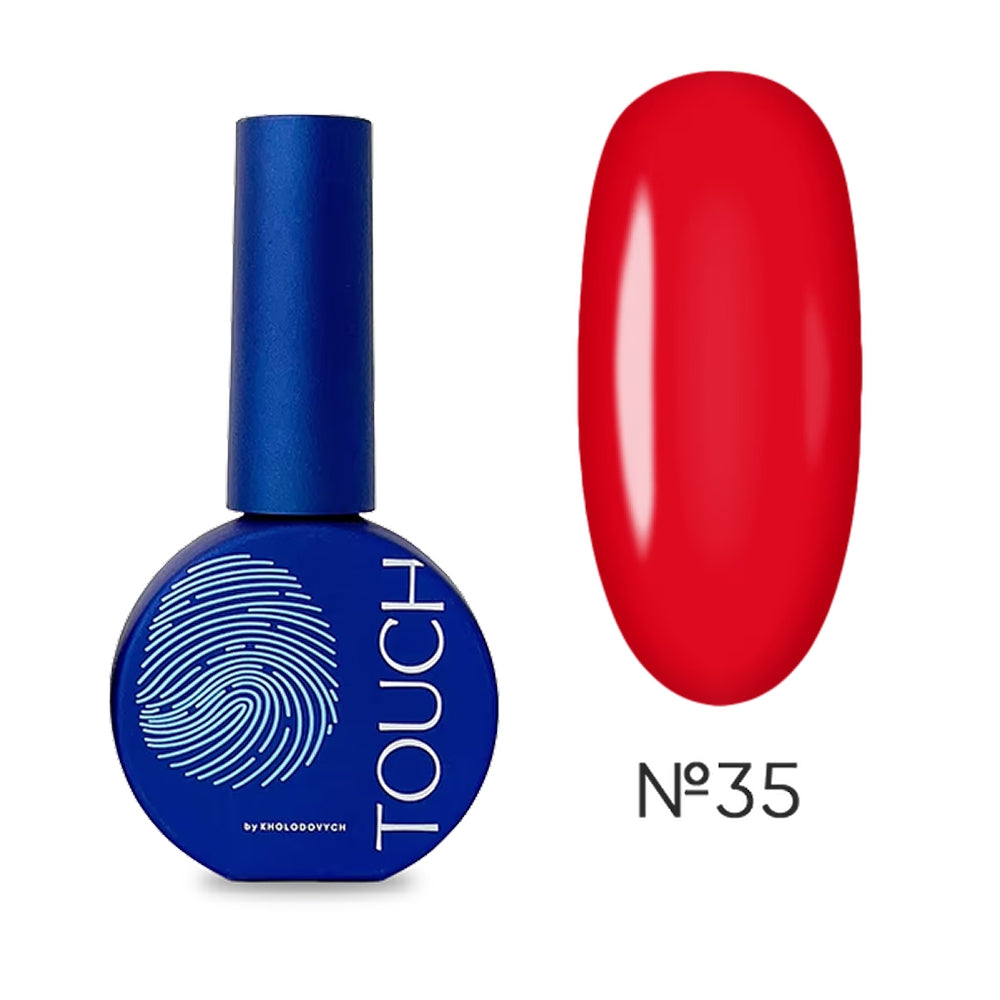 TOUCH Gel Polish #35 bright red gel nail polish 9ml