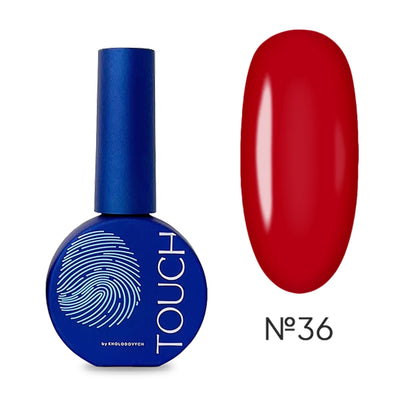 TOUCH Gel Polish #36, 9ml bottle on a white background