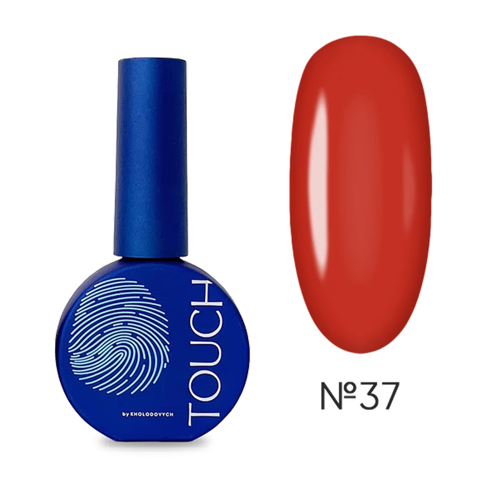 TOUCH Gel Polish #37 red orange gel nail polish 9ml