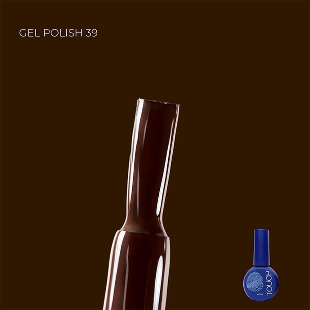 TOUCH Gel Polish #39 being applied with the brush