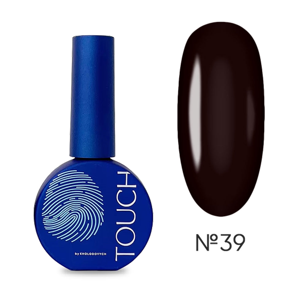 TOUCH Gel Polish #39, 9ml bottle on a white background