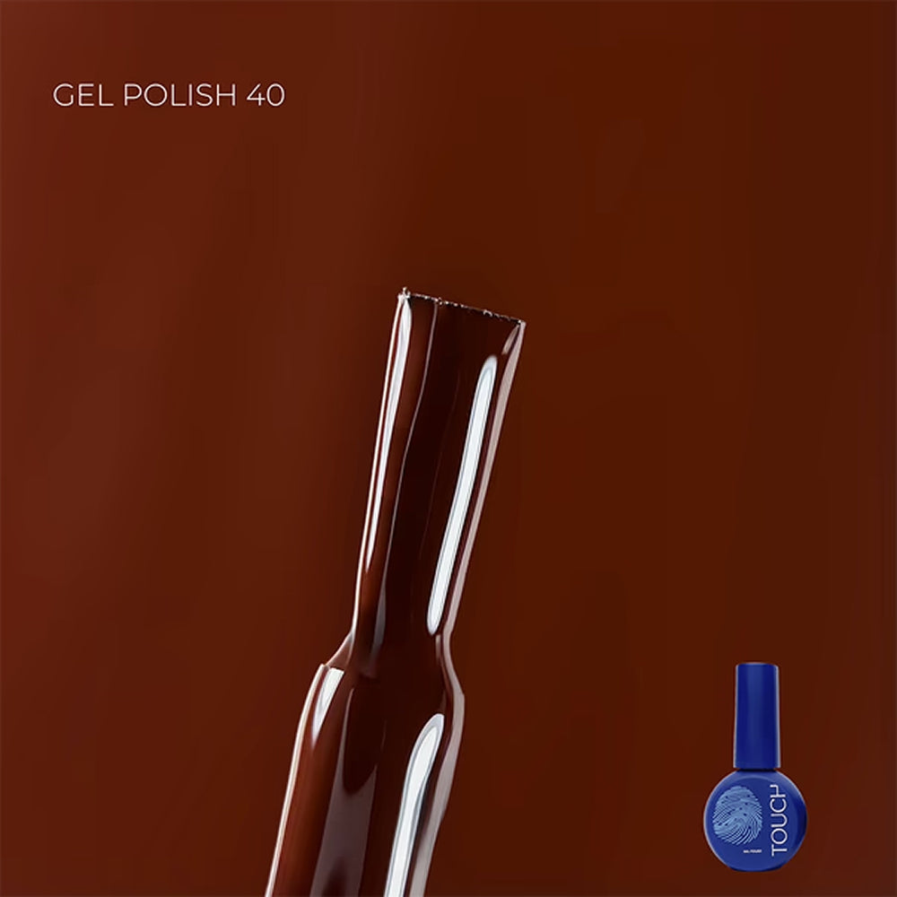 Finished manicure using TOUCH Gel Polish #40