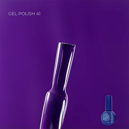 TOUCH Gel Polish #41 being applied with the brush