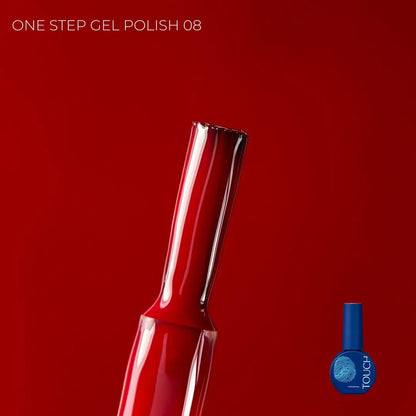 TOUCH Gel Polish One Step 08 – 3-in-1 Professional Pedicure Gel Polish
