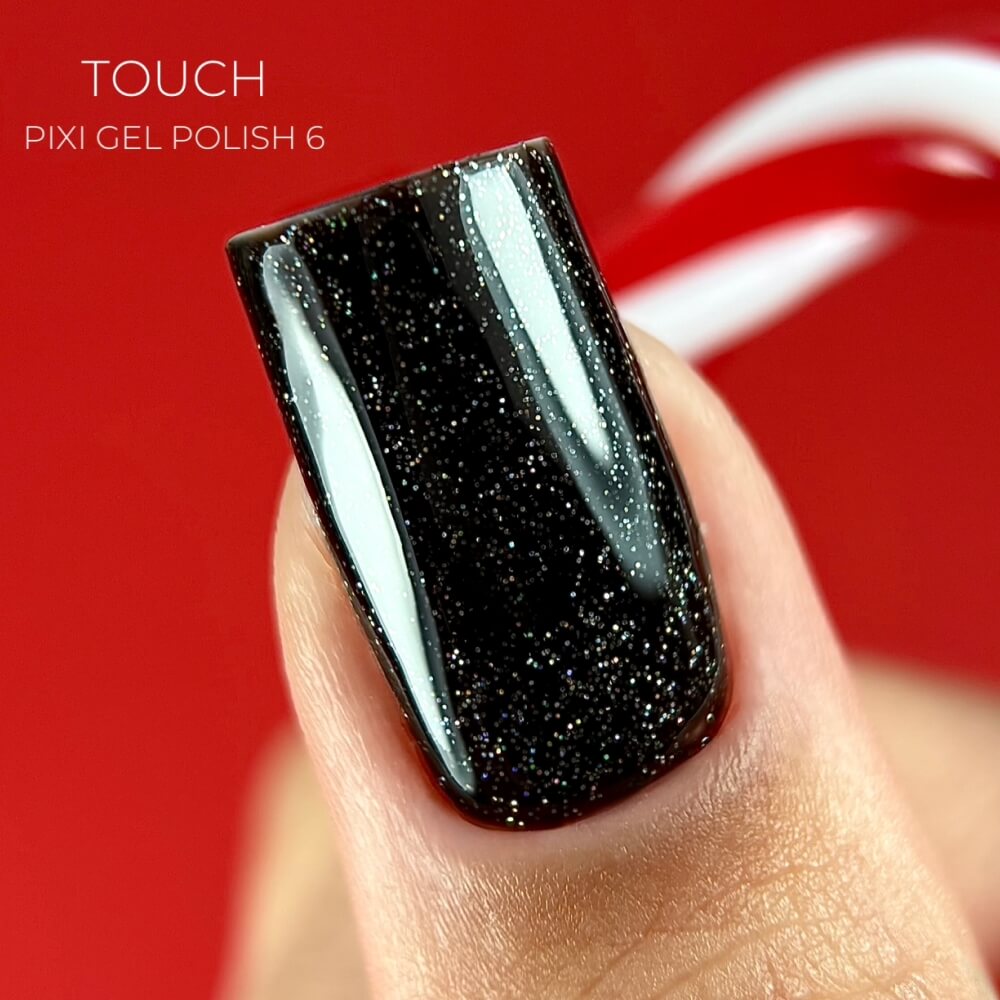 Touch Gel Polish PIXI 6 – Glass Gel Polish with Glitter, 9 ml