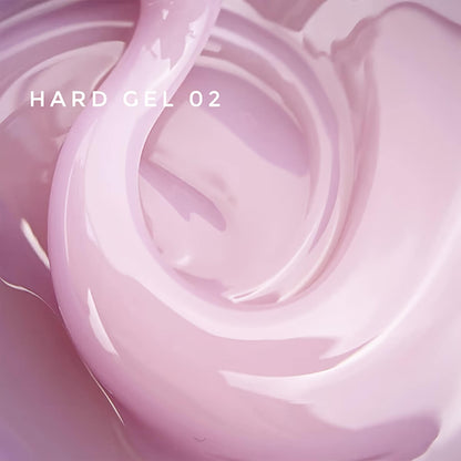 Hard Gel 02 nude nail building gel product by TOUCH, 15ml