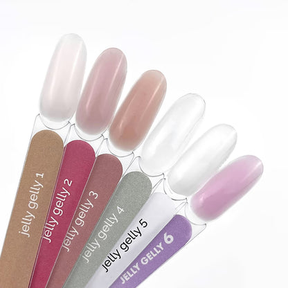 Lilac TOUCH hard jelly gel 15ml for rebuilding damaged nail corners