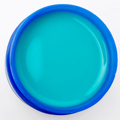 Self-leveling neon blue polygel by TOUCH, Blue Lagoon shade, 15ml bottle