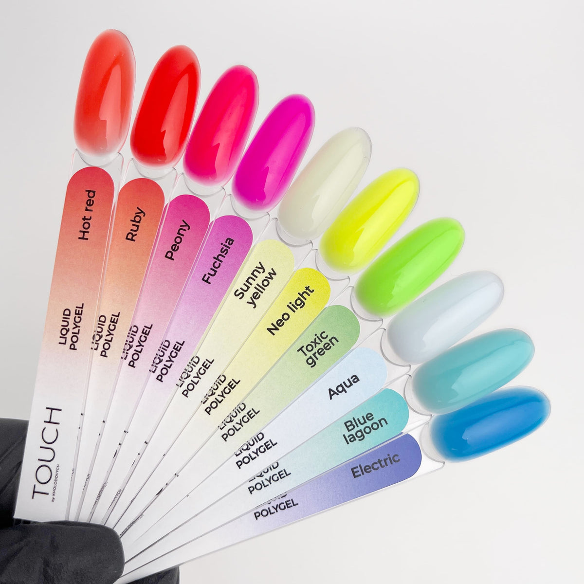 TOUCH Toxic Green professional strengthening polygel with green pigmentation