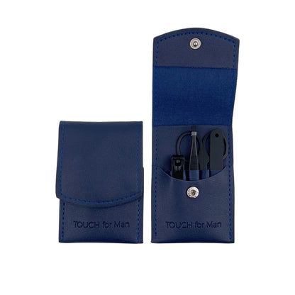 TOUCH Manicure Set for Man — full kit with case, all tools displayed