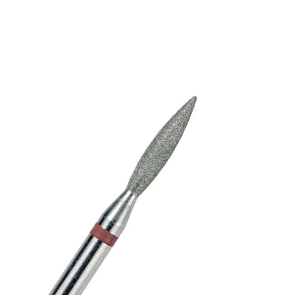TOUCH Diamond Flame Nail Drill Bit 021 Red H0210D-F