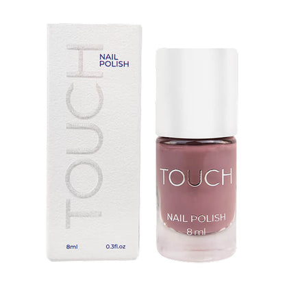 TOUCH Nail Polish 10 — label close-up, dusty pink shade