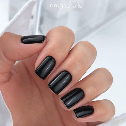 TOUCH Nail Polish 11 — label close-up, black shade