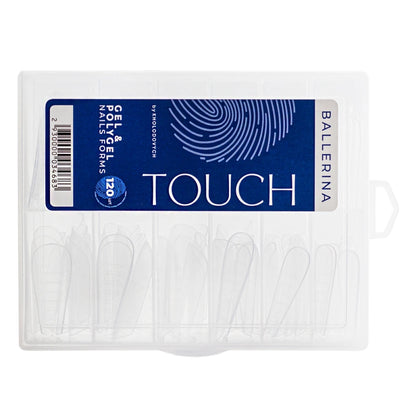 TOUCH Nail Tips Upper Forms Ballerina 120pcs