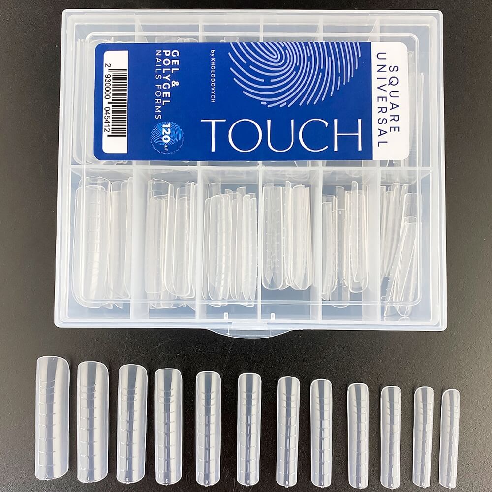 TOUCH Reusable Nail Forms Square Universal