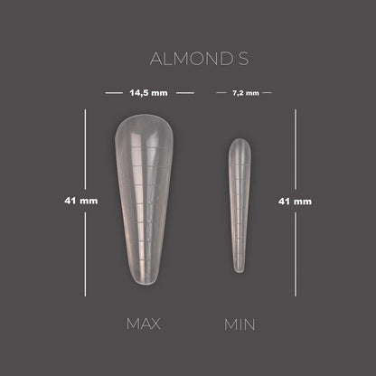 TOUCH Nail Tips 12in1 upper forms kit for polygel and nail modeling