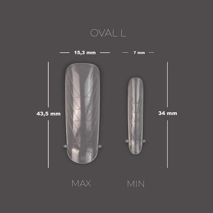 TOUCH Modeling Mix 12in1 reusable upper forms for professional nail sculpting