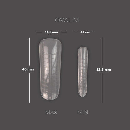 TOUCH 288pcs upper nail forms set for polygel and builder gel extensions