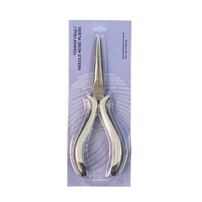 TOUCH Needle-Nose Pliers for Nail Sculpting — fine tip close-up