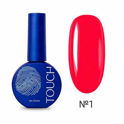 TOUCH Neon Base #01 vivid neon red colored base gel 13ml