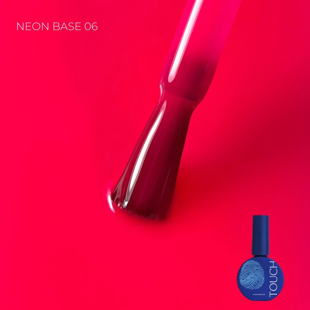 TOUCH Neon Base 06 self-leveling berry pink base coat 13ml