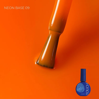 TOUCH #09 self-leveling neon orange camouflage nail base 13ml
