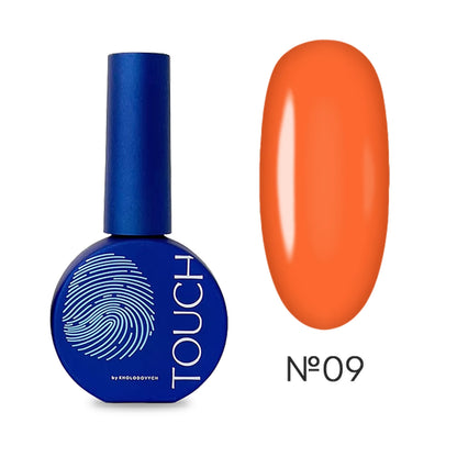 TOUCH Neon Base #09 13ml highly pigmented orange base with brush