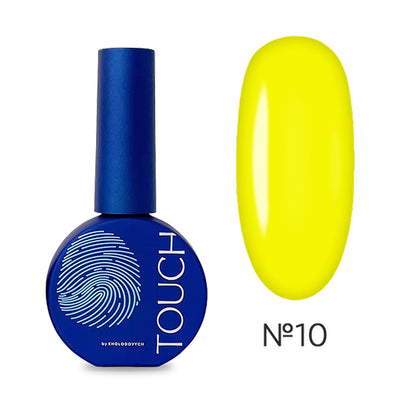 TOUCH Neon Base #10 neon yellow colored nail base 13ml