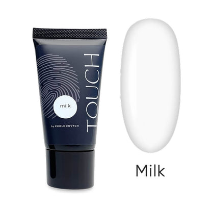 TOUCH Polygel in Milk shade for nail modeling and extension, 30g