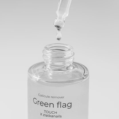 TOUCH Remover Green Flag — label close-up