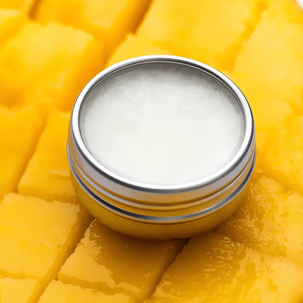 TOUCH Silver Line Cuticle Balm Mango — balm texture close-up