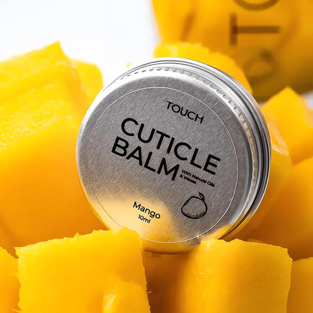 TOUCH Silver Line Cuticle Balm Mango — used on elbow or heel area
