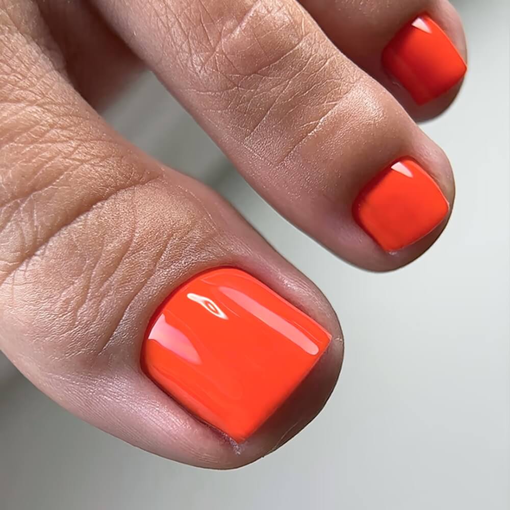 TOUCH Solo Gel Polish #9 professional orange pedicure color 9ml