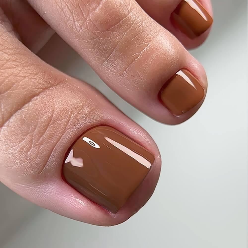 TOUCH Solo #13 brown one-phase gel polish for pedicure 9ml