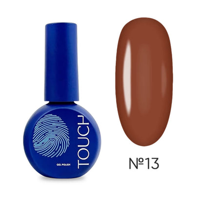 TOUCH Solo Gel Polish #13 brown 3-in-1 pedicure gel 9ml