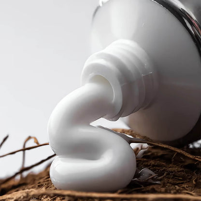 TOUCH Silver Line Hand Cream Coconut — cream texture close-up