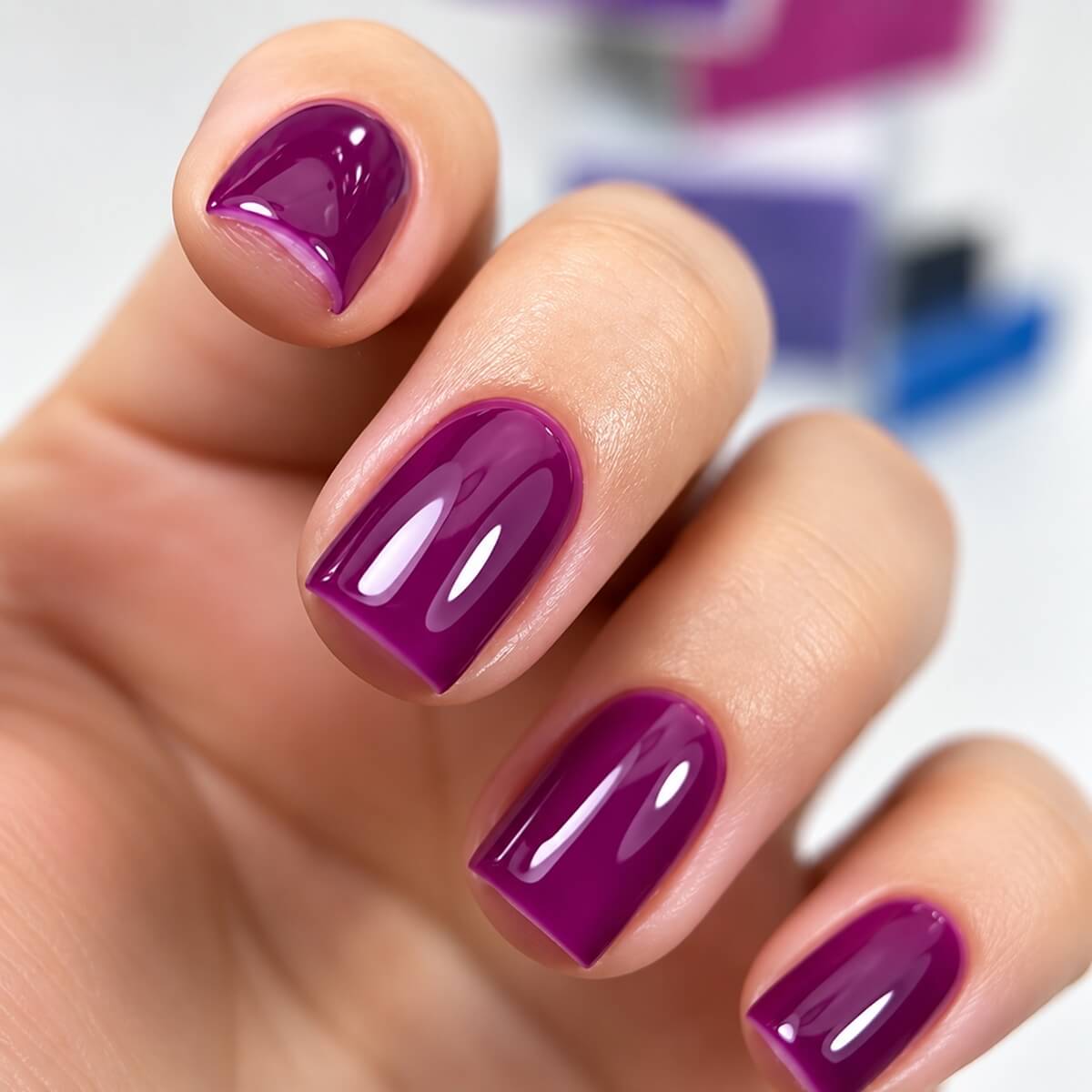TOUCH Vitrage Catalyst purple transparent gel polish for glass nails 9ml