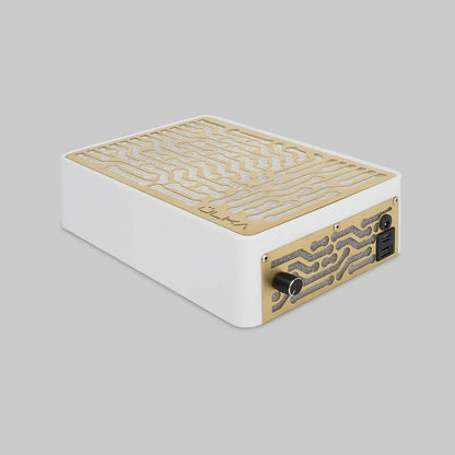 ULKA - Nano White with Gold Grill, Nail Dust Collector