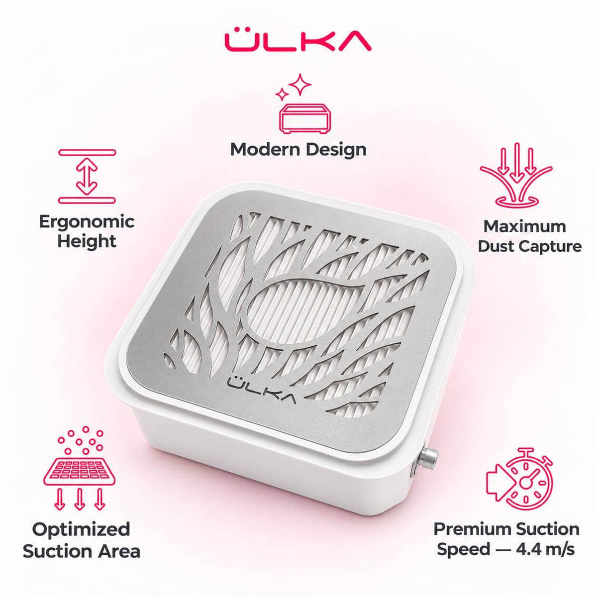 ULKA Built-In Nail Dust Vacuum Premium 2.0