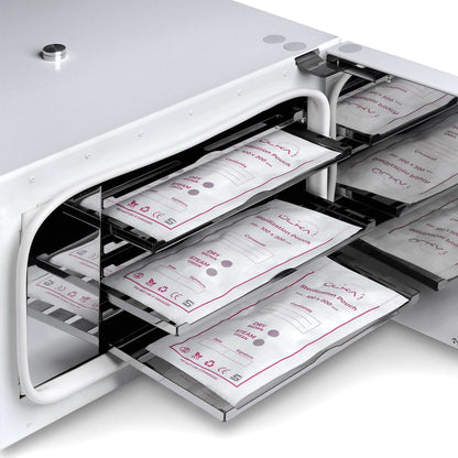 ULKA Jupiter 10V PRO Dry Heat Sterilizer, control panel close-up