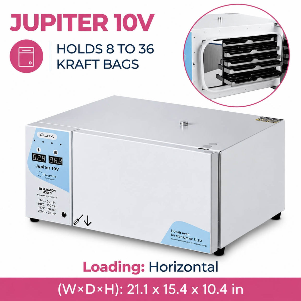 ULKA Jupiter 10V Dry Heat Sterilizer